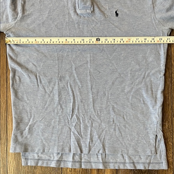 Polo Ralph Lauren Light Blue Long Sleeve Polo Shirt Mens Size Medium - Picture 11 of 13